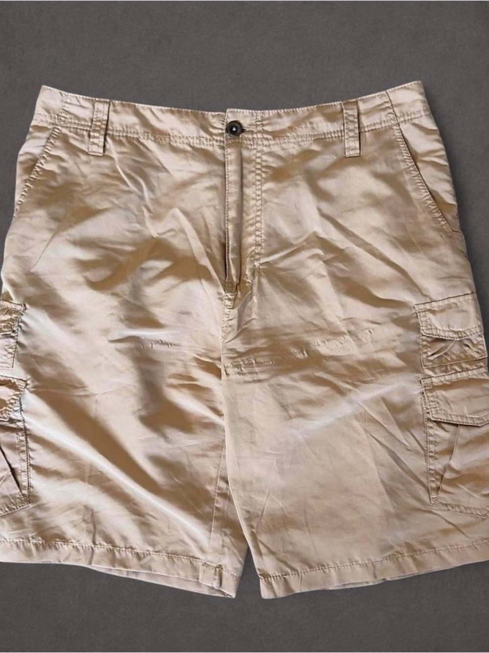 Plugg Khaki Cargo Shorts Size 36